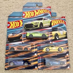 Hot Wheels Racing Circuit Full Set of 5